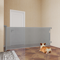 Barrière de sécurité pour bébé rétractable Sair, extra large, en PVC, barrière de sécurité pour enfant, barrière de sécurité pour escalier, fixation murale