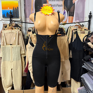 <span class=keywords><strong>Body</strong></span> gainant post-chirurgical pour <span class=keywords><strong>femme</strong></span>, à buste ouvert et fermeture éclair, confortable, effet ventre plat, couleur unie, gaine amincissante - Product Image 6