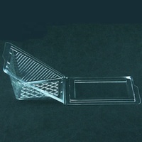 Boîte à sandwichs en forme de Triangle, plateaux d'emballage transparents en Blister pour gâteaux, à emporter