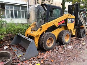 Para CAT Cargador de ruedas hidráulico usado 246D a bajo precio Cargador frontal con motor central y bomba Artículo de gran oferta - Product Image 3