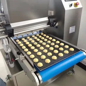 small PLC servo form cookie making machine at cheap price