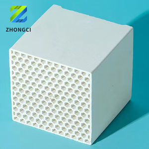 Alumine Zhongci, mullite, échangeur de chaleur monolithe en nid d'abeille en céramique de cordiérite pour RTO 150*150*150/300mm - Product Image 3