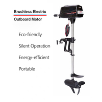 Moteur électrique de pêche à vitesse variable, moteur hors-bord électrique pour bateau avec hauteur réglable, monté sur transom pour kayak, bateau de pêche