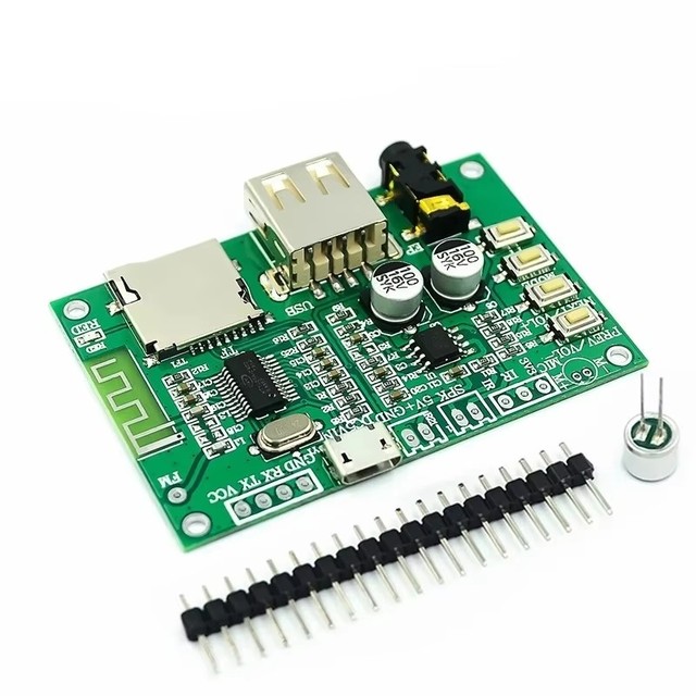 BT201 Dual Mode 5.0 BLE Lossless Audio Power Amplifier Board Module Tf Card U Disk Ble Spp Serial Port Transparent