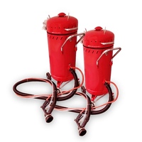 Machine de sablage à récupération automatique de 28 gallons Machine de nettoyage d'enlèvement de peinture de sablage d'huile de dérouillage portable mobile