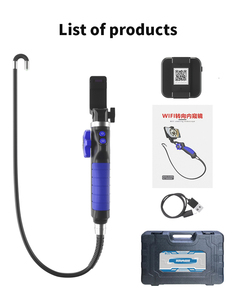 Dearsee HD 1080P 6.4mm WiFi endoskop kamera iPhone Android Sanke kablo 1m 360 derece eklemli Borescope - Product Image 6