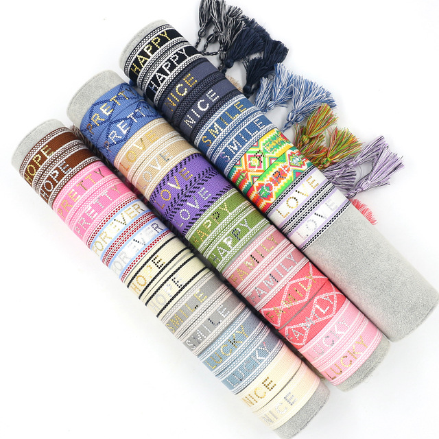 Bohemia Woven Women Handmade Tassel Adjustable Jewelry Friendship Bracelets