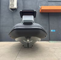 Bateau semi-rigide en aluminium de 6 m pour 10 personnes, Achilles Hypalon avec console à toit rigide, luxe pour la surveillance, fabrication OEM/ODM en Chine