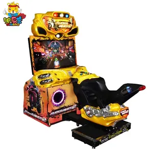 Factory price Super Bike 2 Coin Operated FF Motor Arcade Video Car Racing Game Machine For Sale