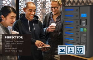 Y2Power PL-S008-Y2 8 Bölmeli Metal İç Mekan Cep Telefonu Şarj Dolabı, Tuş Takımı Kilidi ve 12W PD Hızlı Şarj Özellikli - Product Image 3