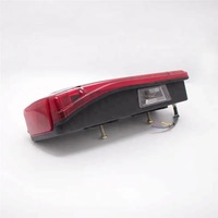 Nouveau feu arrière rouge Hongjin 24V avec point d'attache 7 broches, clignotant latéral, feu stop 6000 lumens 10W pour MAN DAF