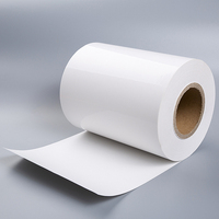 Papier brillant 80g pour étiquettes, adhésif amovible par solvant, support PEK blanc 80g pour étiquettes de jouets et promotionnelles