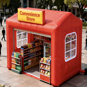Kiosque Commercial Gonflable Décoratif Style Moderne Imprimé UV avec Pompe à Air Électrique Tente Pop-Up Portable Étanche pour Boutique - Product Image 4