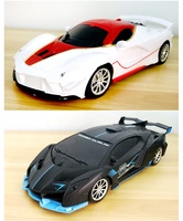 Nouveaux jouets pour enfants, voiture de course télécommandée 4 canaux à l'échelle 1:18, 27 MHz, avec lumières, prête à l'emploi en intérieur et en extérieur, portée de 15 m, certifiée EN71