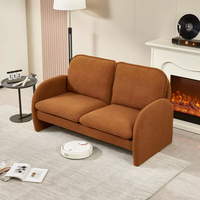 Minimalist isches weißes/braunes/grünes modulares Loveseat-Sofa garnitur für kleine Wohnzimmer hotels Bequemer gepolsterter Schwamm