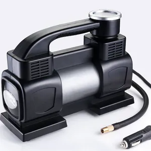 Compresor de aire portátil para inflar neumáticos, bomba de neumáticos inalámbrica de 12V, 100PSI, con Manómetro Digital