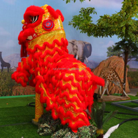 Excellent choix pour la célébration du festival-Danse du lion robotique chinoise animatronique personnalisable de haute qualité