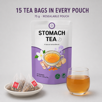 Tisane Confort Digestif aux Plantes en Gros MWTEA Sans Sucre 10 Sachets Pyramidaux Botaniques Infusion Froide Vrac Marque Privée OEM