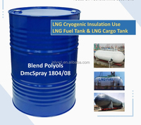 Mélange de mousse de polyuréthane pulvérisée à cellules fermées à deux composants, polyol liquide pour isolation LNG de qualité supérieure à très basse température