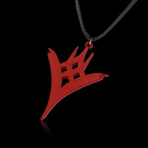 Collar con Colgante del Logotipo del Avión del Rey Despojado de <span class=keywords><strong>Destiny</strong></span> 2 de Bungie, en Rojo, en Oferta - Product Image 6