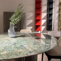 Ensemble de salle à manger italien clé en main de Foshan, meubles complets, table à manger moderne de luxe en marbre pour hôtel ou salle à manger à domicile