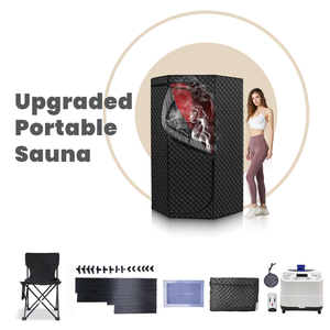 High Quality Foldable Wet <b>Sauna</b> Unit Indoor <b>Portable</b> Standing Far Infrared Home Personal Weight Loss Body Relaxation Spa - Product Image 3