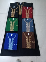 CCY Vente en gros – Nouveauté : Sweat à capuche personnalisé style marocain islamique pour homme, vêtements de sport, robe ample, leggings, costumes africains, jersey Zaba