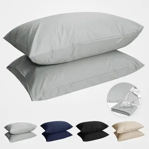 50x70 Microfibra impermeável Pillow Cover para Pillow case Protector Alergia Pillow Case Capa Anti Acaros Bed Bug Prova de 1 Par