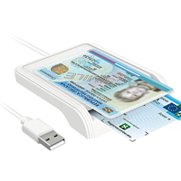 Lector de tarjetas USB ZOWEETEK pago RFID / NFC lector de tarjetas escritor para Windows Mac OS Linux Android lector inteligente escritor tarjeta con Chip