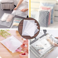 Sacs d'emballage et d'expédition givrés à fermeture éclair D2W biodégradables personnalisés de haute qualité pour vêtements