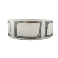 Impression personnalisée papier couché sensible de grande taille 40*25MM NFC 213 puce RFID autocollant