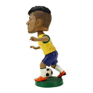 Personalizada al por mayor resina jugador <span class=keywords><strong>de</strong></span> fútbol Bobblehead resina artesanía estatuilla fútbol estrella recuerdo ornamento decoración del hogar regalo - Product Image 5