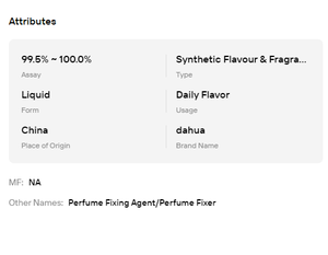 Fijador de Fragancias Premium |   Tecnología de Retención de Aroma de Larga Duración para Perfumes, Cosméticos y Jabones - Product Image 6