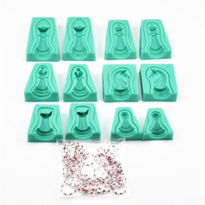 Chess Shape Fondant Silicone Mold and <b>Soap</b> Mold Candy Cake Chocolate Mold - Product Image 1