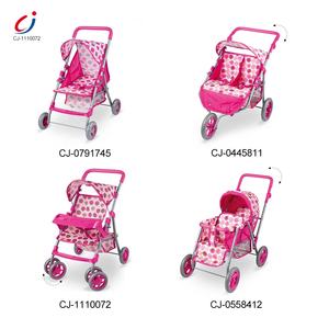 Cadeaux pour filles, jeu de simulation de <span class=keywords><strong>maison</strong></span>, poussette <span class=keywords><strong>pliable</strong></span> en fer, ensemble de poussette pour poupée bébé - Product Image 6