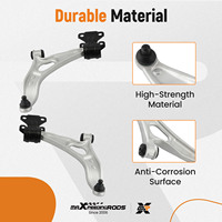 Kit de Suspensión MaXpeedingrods, 12 Brazos de Control Delanteros, Rótulas y Terminales de Dirección para Ford Focus/C-MAX 2012-2018