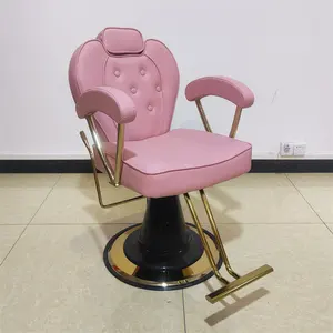 Diant High quality hair salon chair antique covers hairdresser gold barber shop chairs for sale