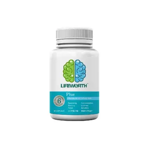 LIFEWORTH Booster Nootropic Brain Health Supplement Focus Concentration Vitamins B6 & B12