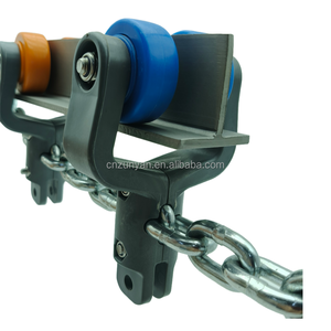 T 레일 트랙 가금류 처리 트롤리 닭 도축용 행거 풀리 오버헤드 컨베이어 트롤리 - Product Image 1