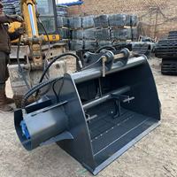 Godet mélangeur Yuezhuo 3000 kg haute efficacité pour excavatrice/chargeuse/pelle compacte, idéal pour le chargement de matériaux légers (ciment, sable)