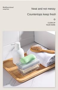 <span class=keywords><strong>Distributeur</strong></span> de savon <span class=keywords><strong>liquide</strong></span> manuel pour hôtel évier Leelongs presse à main en plastique ABS porte-éponge de cuisine <span class=keywords><strong>distributeur</strong></span> de savon à <span class=keywords><strong>vaisselle</strong></span> - Product Image 6