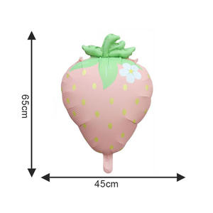 بالونات فواكه بالفراولة على شكل فراولة بتصميم جديد لديكور حفلة عيد الميلاد ودش الطفل - Product Image 5