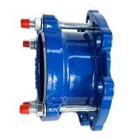 Adaptateur de bride de raccord flexible universel 3 en 1 pour tuyaux en acier DI AC PVC HDPE