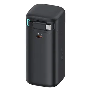 Banque d'alimentation portable USAMS CD216 la plus petite avec <span class=keywords><strong>PD</strong></span> <span class=keywords><strong>45W</strong></span>, double sortie, charge rapide avec câble, 18000 mAh - Product Image 1