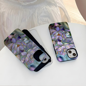 <span class=keywords><strong>Coque</strong></span> <span class=keywords><strong>de</strong></span> <span class=keywords><strong>protection</strong></span> premium 2-en-1 effet craquelé motif fleur <span class=keywords><strong>de</strong></span> lotus, la plus vendue pour <span class=keywords><strong>iPhone</strong></span> 17 16 15 14 13 12 <span class=keywords><strong>11</strong></span> - Product Image 1