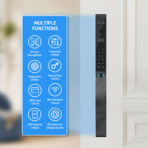 Cerradura inteligente residencial OYO, cerradura eléctrica sin llave, manija electrónica, cerradura de puerta, vídeo, reconocimiento facial, desbloqueo, cerradura de huella dactilar para puerta - Product Image 3