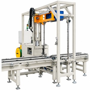 Máquina Flejadora Vertical Automática de Alta Resistencia para Bloques de Cemento y Concreto, Línea de Producción de Empaquetado de Palés - Product Image 2
