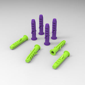 Fabbrica all'ingrosso diretta di alta qualità e basso prezzo personalizzato di espansione chiodo viti di plastica foro tappo muro di cemento spina di ancoraggio - Product Image 5