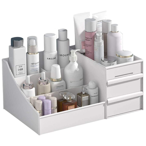 Factory Wholesale Injection-Molded Rectangle PP Material Eco-Friendly Multifunction <b>Makeup</b> Organizer Case Desktop <b>Storage</b> - Product Image 1