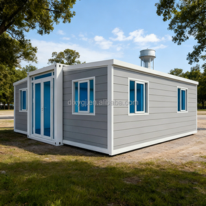 Casa Container Moderna Pieghevole ed Espandibile - Casa Prefabbricata Modulare da 20 Piedi con 2 Camere da Letto, Leggera, Impermeabile e Insonorizzata - Product Image 2